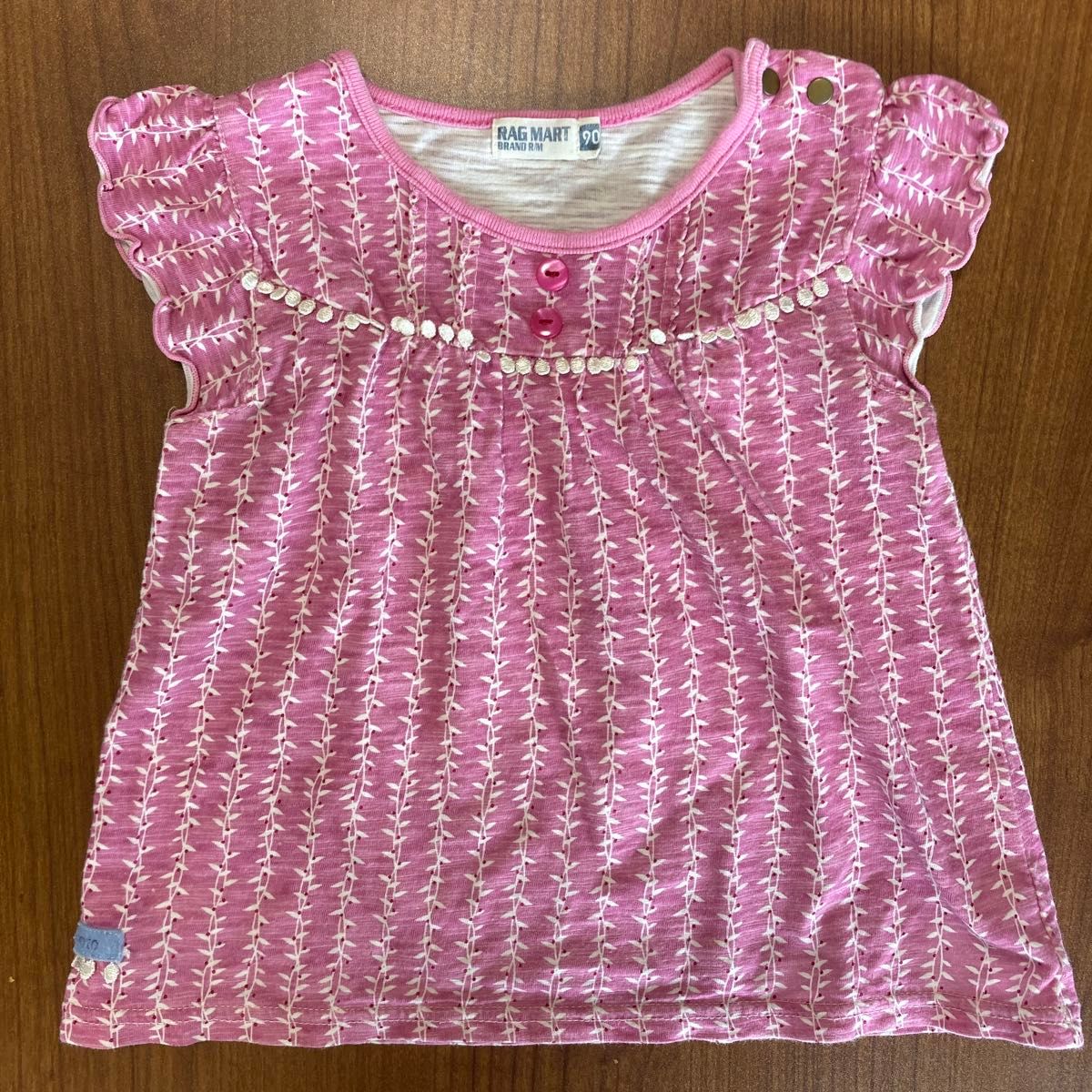 ラグマート　半袖Tシャツ 女の子　ピンク　90