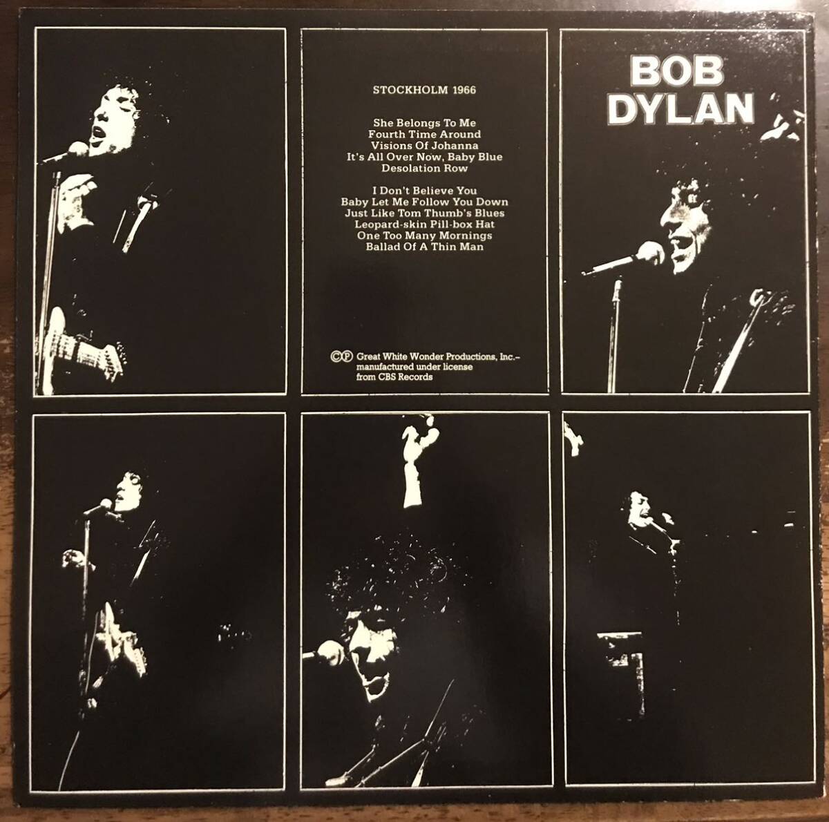 ■BOB DYLAN ■ボブディラン■Stockholm 1966 / 1LP / Stockholm, April 29, 1966 / Excellent Audience Recordings / Marble Vinyl / Veryの画像2