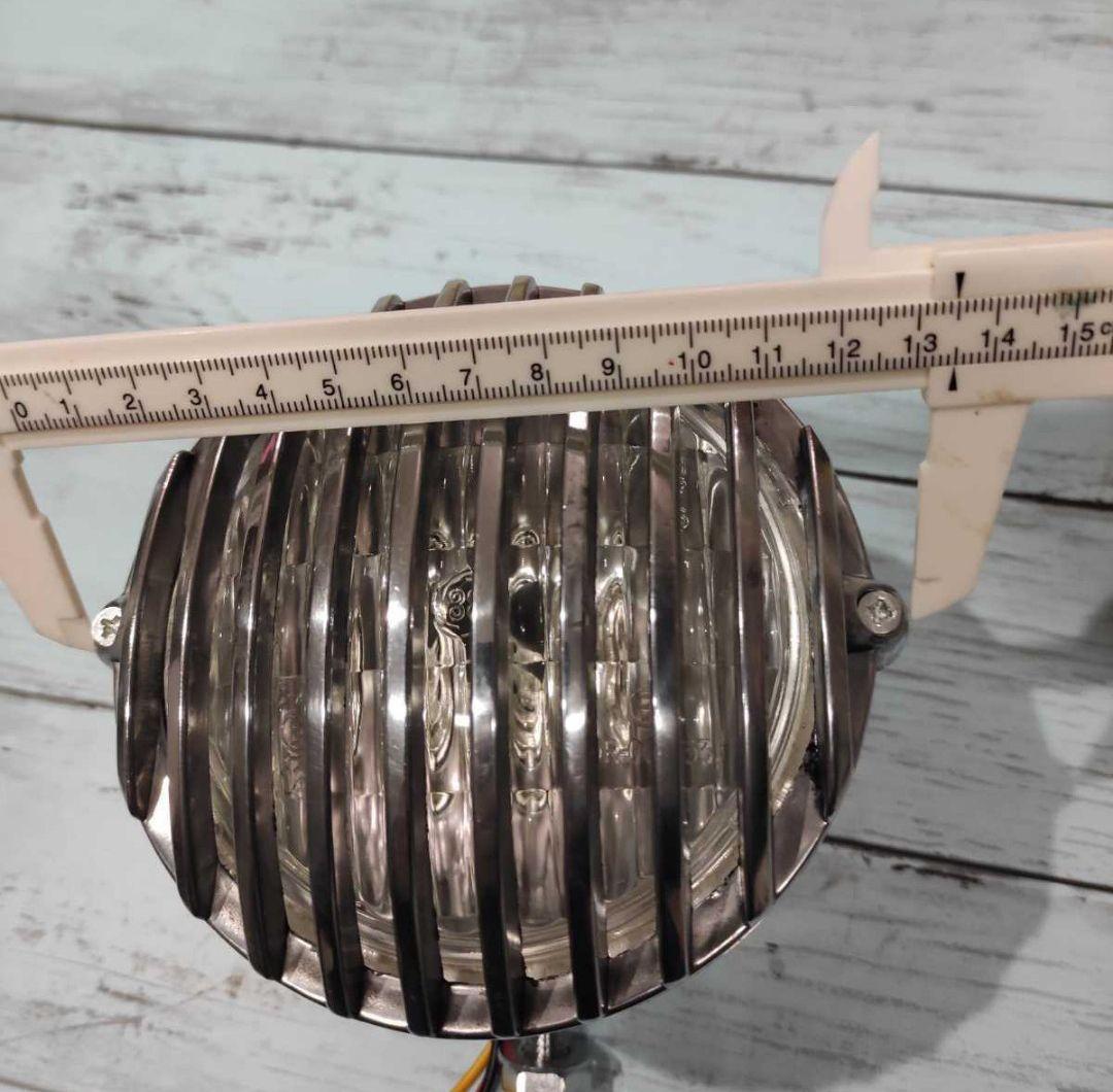 アルミ製汎用バードケージヘッドライト！ドラッグスター　シャドウ スティード マグナ レブル　バルカン　イントルーダー　管1927