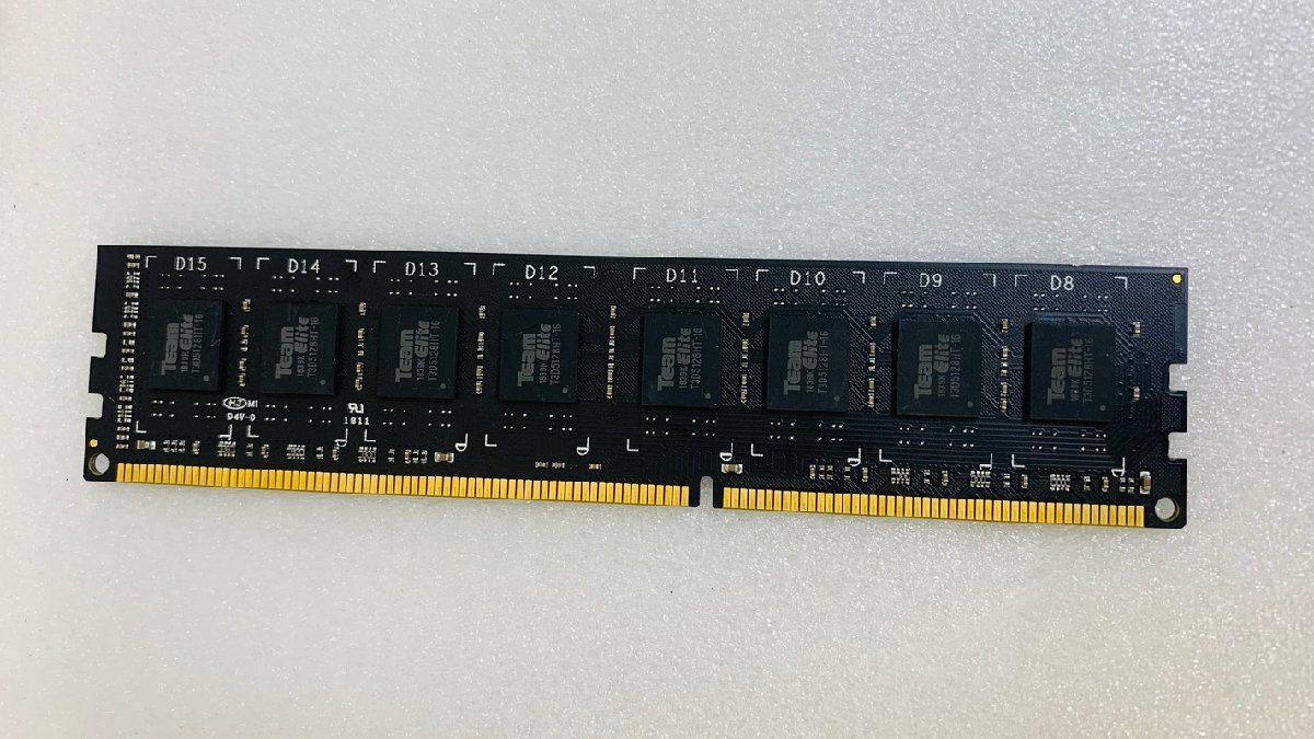 TEAMGROUP PC3L-12800U 8GB デスクトップ用 メモリ DDR3L 1600 8GB 240ピン ECC無し DDR3L DESKTOP RAM 中古の画像2