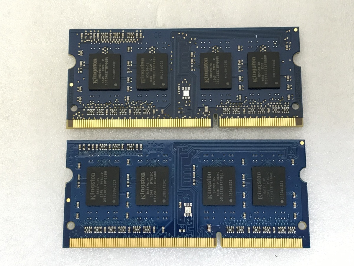KINGSTON 1Rx8 PC3L-12800S 8GB 4GB 2枚で8GB DDR3L ノートPC用 メモリ 204ピン DDR3L ECC無し DDR3L-1600 4GB 2枚 DDR3L LAPTOP RAMの画像4