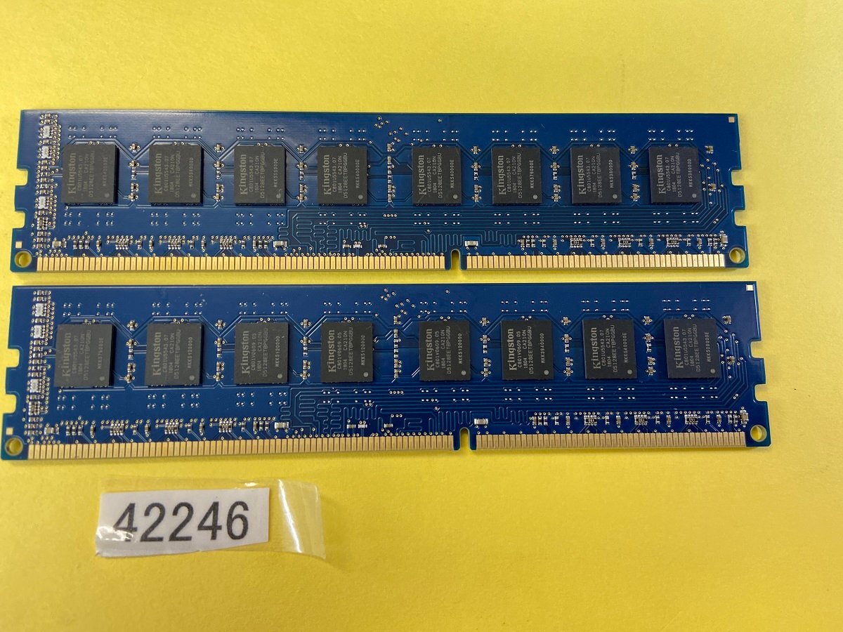 KINGSTON PC3-12800U 16GB 8GB 2枚 16GB DDR3 デスクトップ用 メモリ DDR3-1600 8GB 2枚 240ピン ECC無し PC3 12800 16GB DDR3の画像3