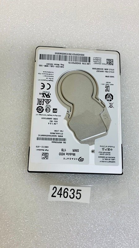 1TB SATA 1000GB SATA 2.5インチ SEAGATE ST1000LM035 HDD 1TB SATA 2.5 7MM 5400RPM ハードディスク 中古 使用時間146時間の画像1