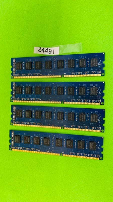 KINGSRON PC3-12800U 8GB 4枚組 1セット 32GB DDR3 デスクトップ用 メモリ / 240ピン ECC無し DDR3-1600 8GB 4枚で 32GB DDR3 DESKTOP RAMの画像3