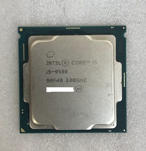 CPU インテル Core i5-9500 3.00GHz SRF4B LGA1151 i5第9世代 プロセッサー Intel Core i5 9500 中古動作確認済み_画像1