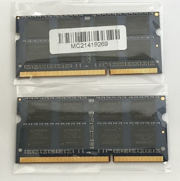 KINGSTON 2Rx8 PC3L-12800S 8GB 2枚 16GB DDR3L ノートPC用 メモリ 204ピン DDR3L-1600 8GB 2枚セット DDR3L LAPTOP RAM_画像2