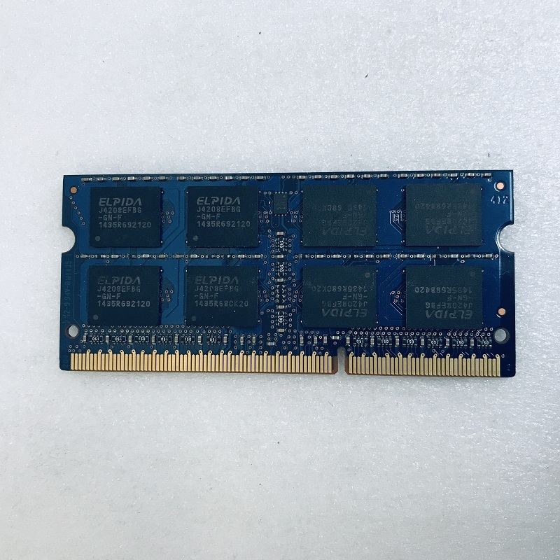 ELPIDA PC3L-12800S 8GB DDR3L ノートPC用 メモリ 204ピン ECC無し DDR3L-1600 8GB DDR3L LAPTOP RAM_画像2
