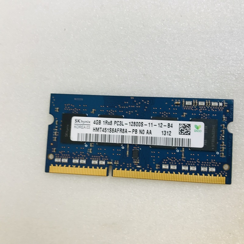 SK HYNIX 1RX8 PC3L-12800S 4GB DDR3L ノートパソコン用メモリ DDR3L-1600 4GB 204ピン ECC無し DDR3L LAPTOP RAM　_画像3