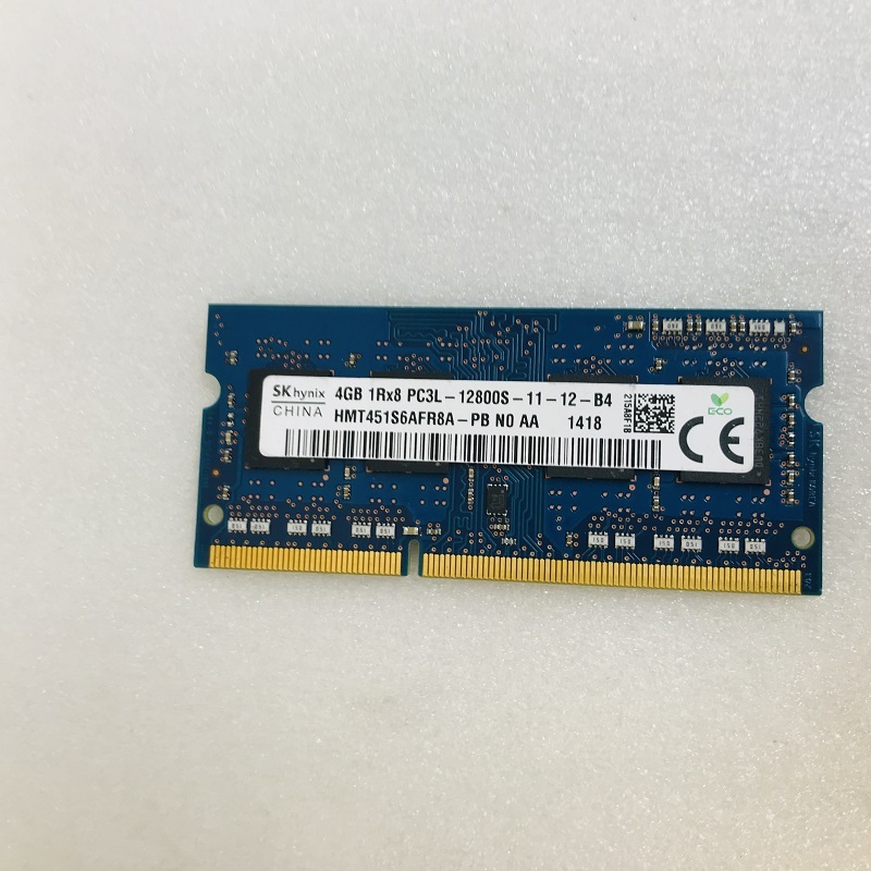 SK HYNIX 1RX8 PC3L-12800S 4GB DDR3L ノートパソコン用メモリ DDR3L-1600 4GB 204ピン ECC無し DDR3L LAPTOP RAM　_画像4