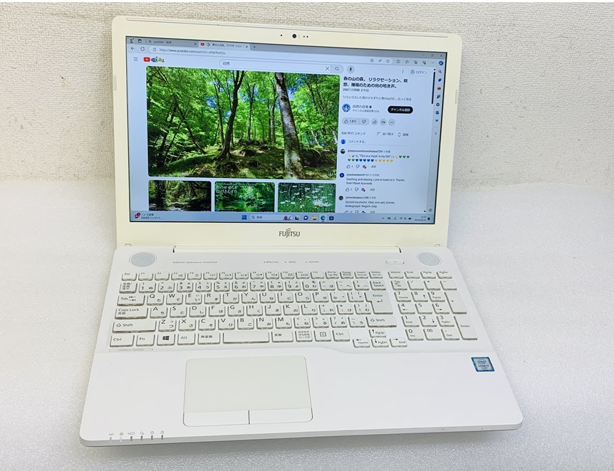 FUJITSU LIFEBOOK AH50/A3 i7第6世代 インテル Core i7-6700HQ 富士通ノートパソコン メモリ16GB SSD256GB Webカメラ 15.6 インチ LAPTOP_画像2