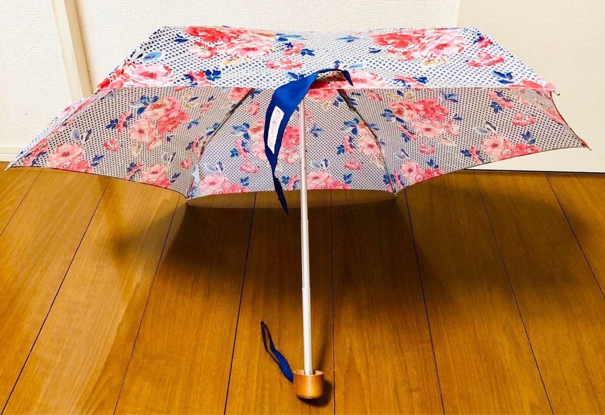 【Cath Kidston】キャス・キッドソン  折りたたみ傘 晴雨兼用 日傘 雨傘 軽量 花柄 総柄