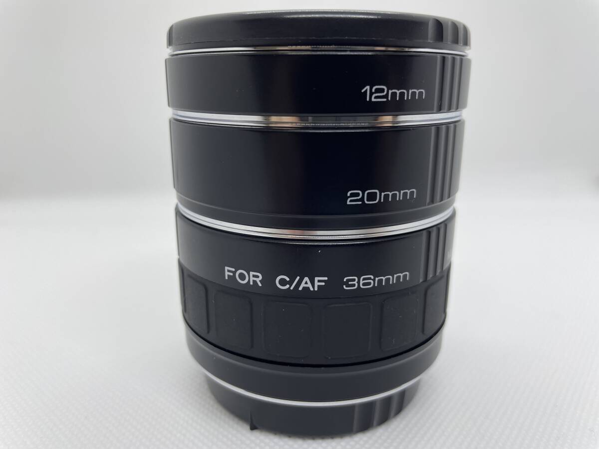 【AB 美品】★KENKO EXTENSION TUBE FOR C/AF★　エクステンションチューブセット Canon EFマウント ポーチ付き　0021_画像3