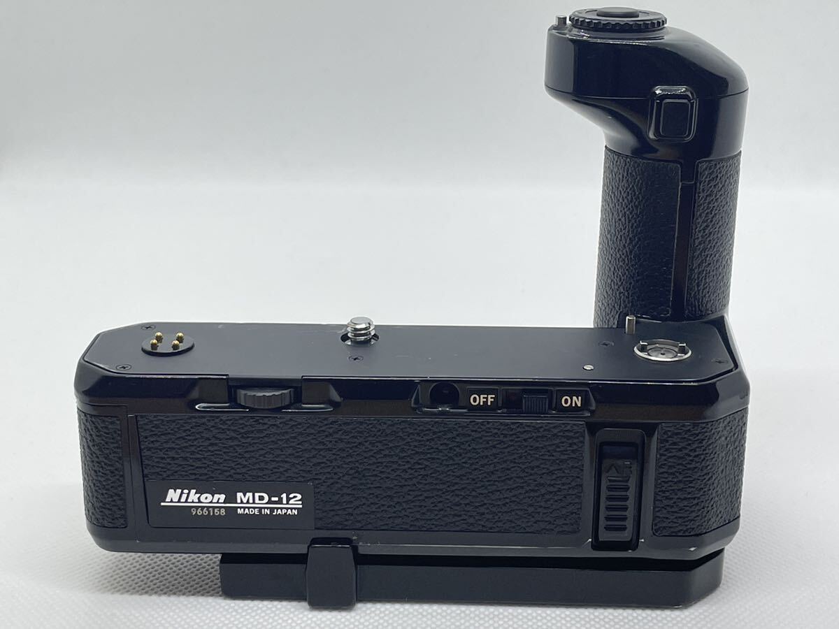 【B 並品】Nikon MD-12 モータードライブ ニコン  New FM2  FM3A FE2 カメラアクセサリ 0030の画像1