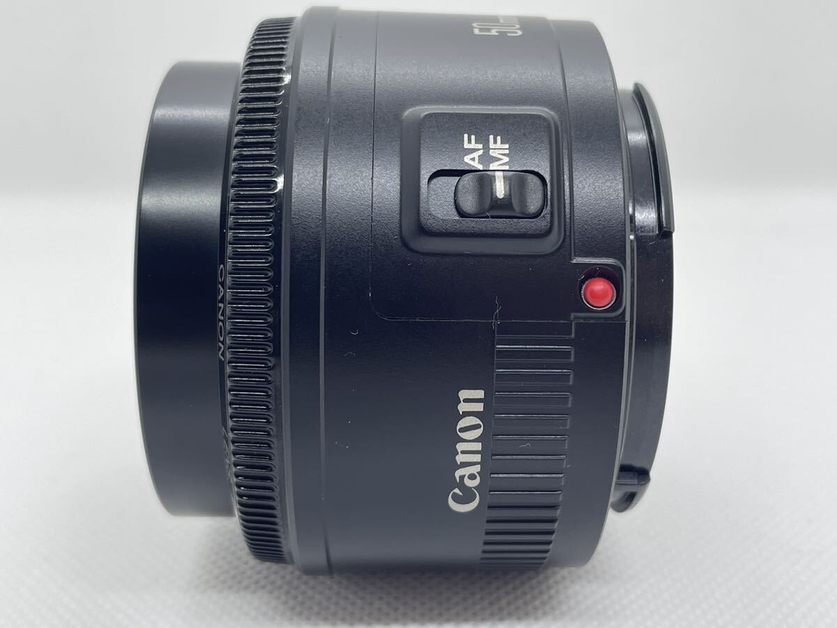 【AB 美品】 Canon EF 50mm F1.8 II　キヤノン EFマウント フロントキャップ　ポーチ　レンズフィルター　0033_画像9