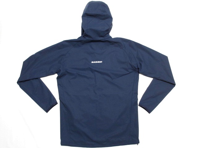 即決 送料無料 美品 マムート MAMMUT グラナイト ソフトシェル フードジャケット L ネイビー紺 ストレッチ GRANITE Hooded Jacket メンズの画像3