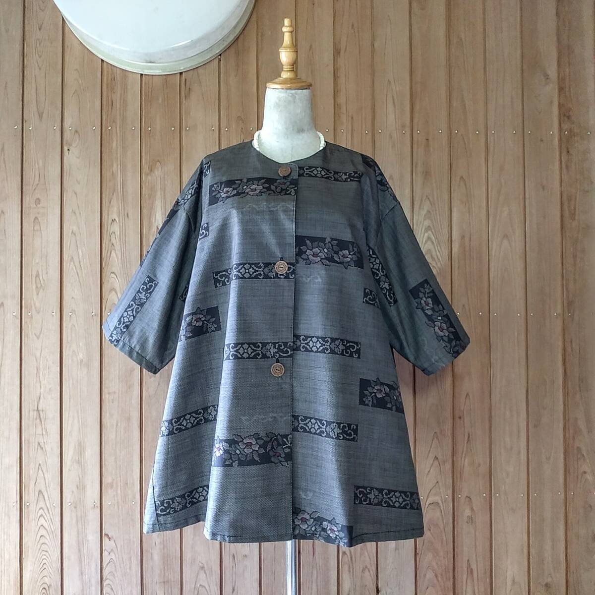 Yahoo!オークション - 《霧島》着物リメイク 大島紬 Aライン Yahoo!オークション - 《霧島》着物リメイク 大島紬 Aライン