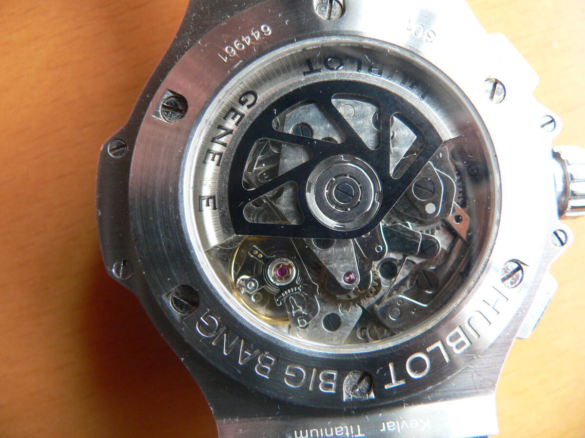 ■腕時計　メンズ　自動巻き　CHRONOGRAPH　０戻りOK　汎用　カスタマイズ　部品取り　動品　ジャンク　