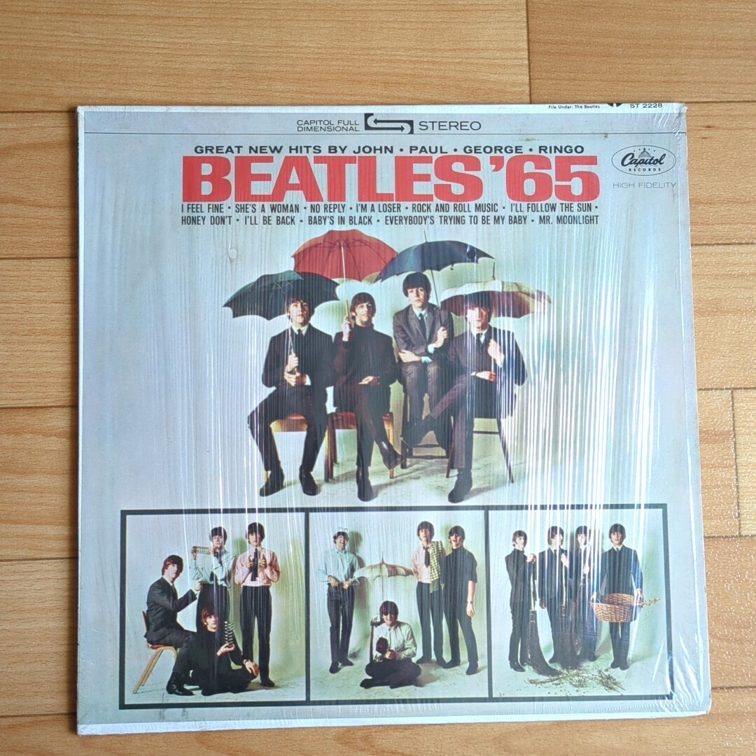 ビートルズ Beatles レコード 輸入盤 USA製 LP 60年代 70年代 中古品 BEATLES'65_画像1