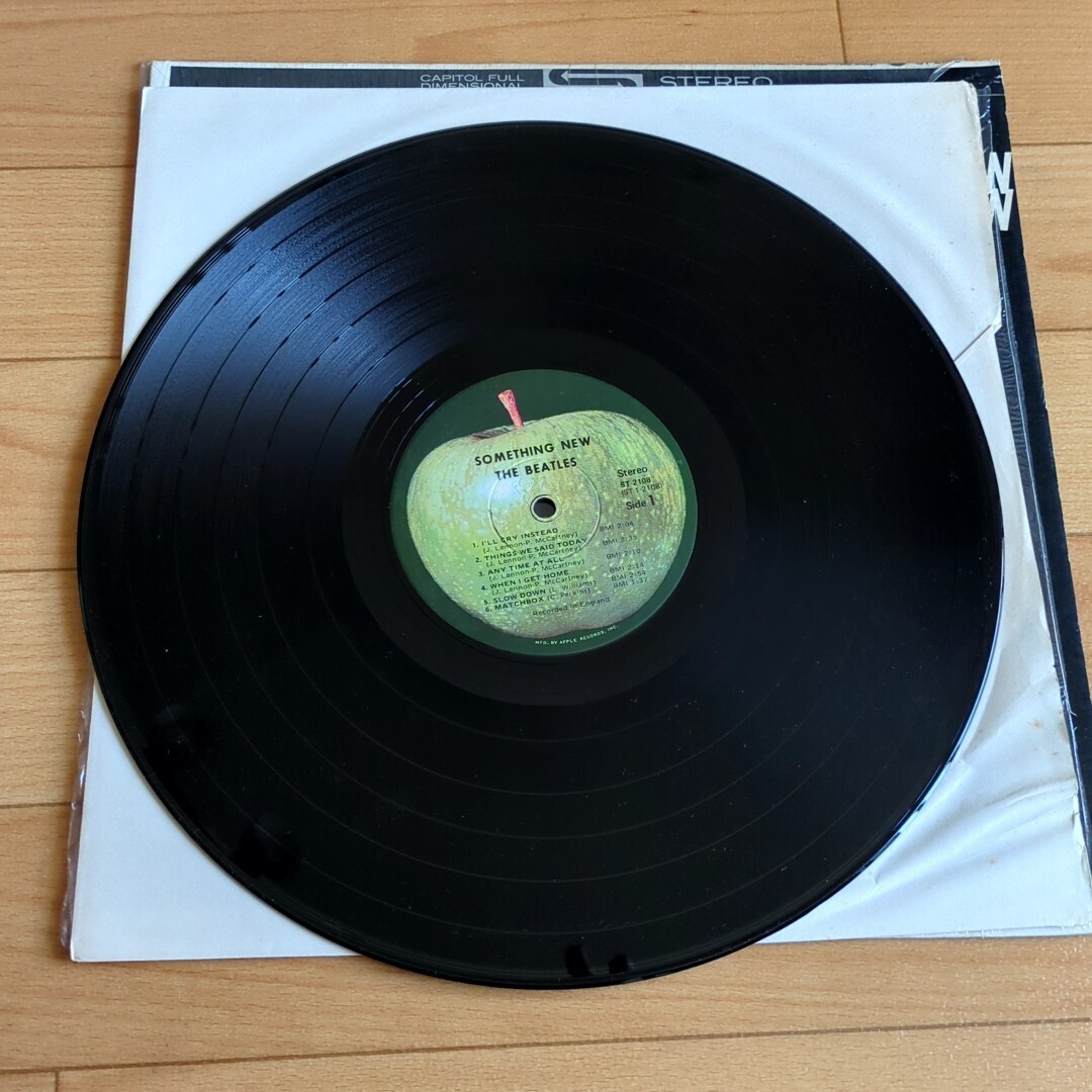 ビートルズ BEATLES レコード LP US盤 輸入盤 SOMETHINGNEW USA製 60年代 70年代 中古品_画像6
