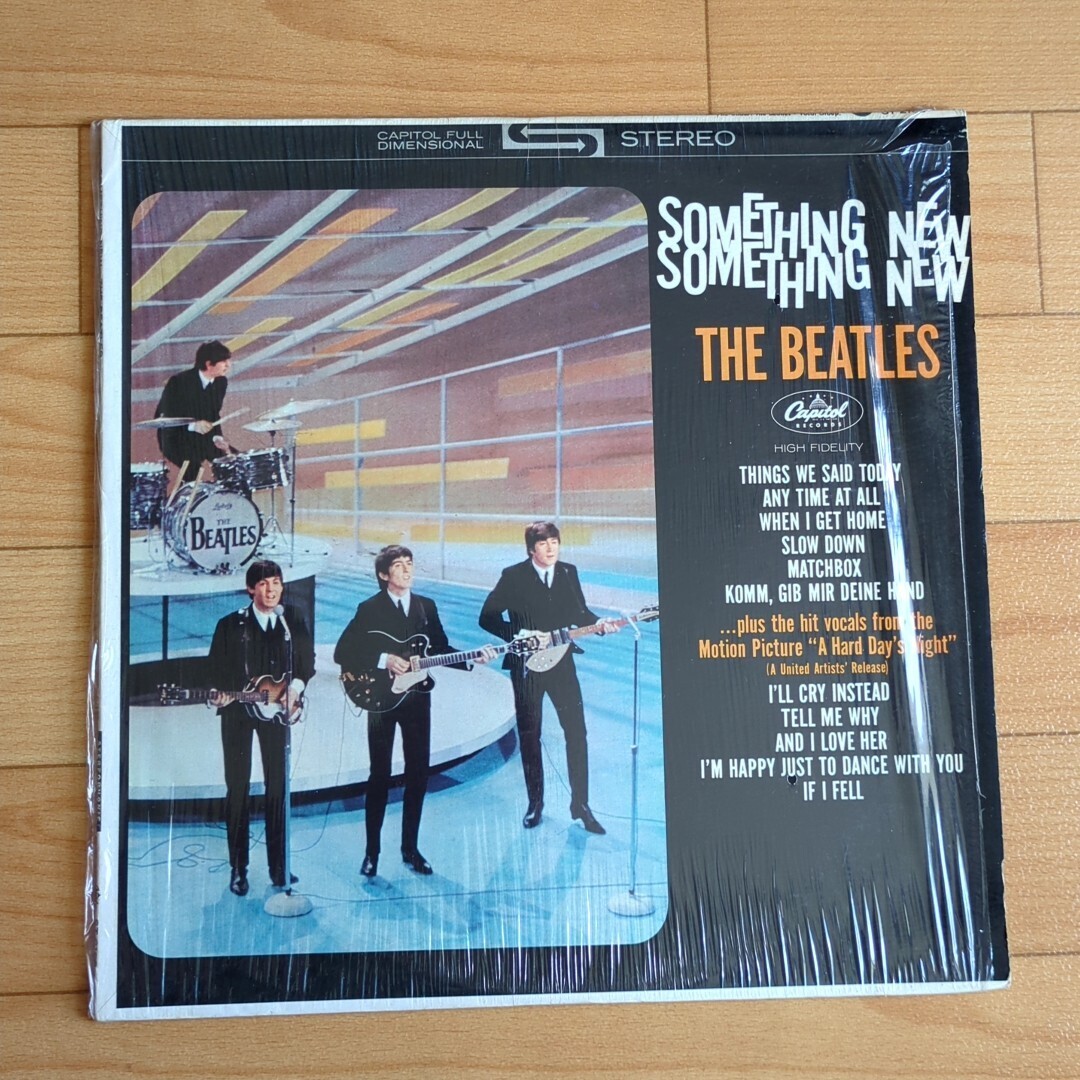 ビートルズ BEATLES レコード LP US盤 輸入盤 SOMETHINGNEW USA製 60年代 70年代 中古品の画像1