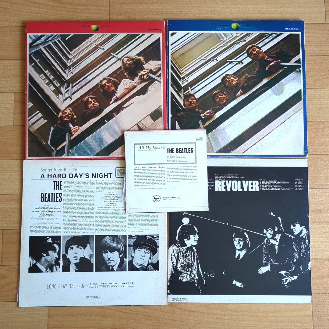 ビートルズ Beatles レコード LP EP 国内盤 5枚 60年代 70年代 中古品 _画像2