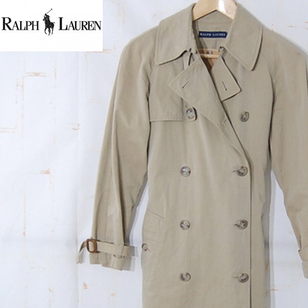 ラルフローレン RALPH LAUREN■ライナー付きトレンチコート/インパクト21■7■ベージュ ※NK4328208_画像1