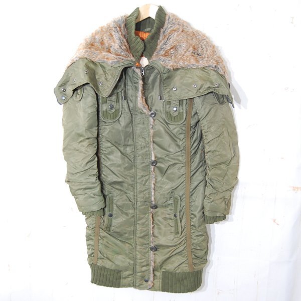  Avirex AVIREX# with cotton military coat Mod's Coat #M# khaki *NK4328332