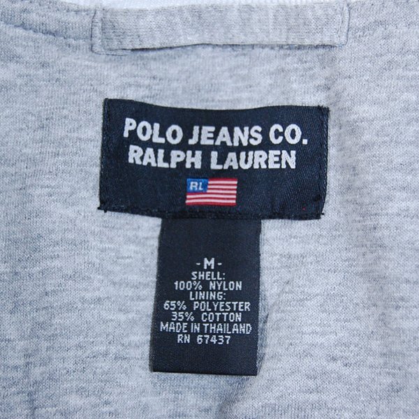  Polo джинсы Ralph Lauren POLO JEANS CO. RALPH LAUREN# Zip жакет спортивная куртка #M# голубой серия *NK4328348