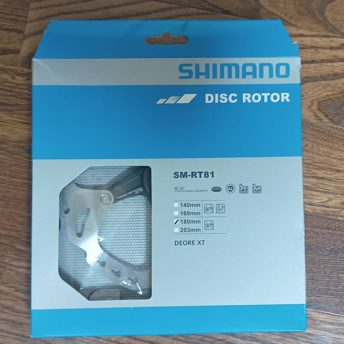 [ unused goods ] Shimano disk rotor DEORE XT SM-RT81 180mm