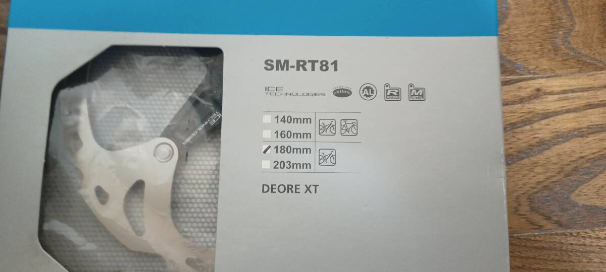 [ unused goods ] Shimano disk rotor DEORE XT SM-RT81 180mm
