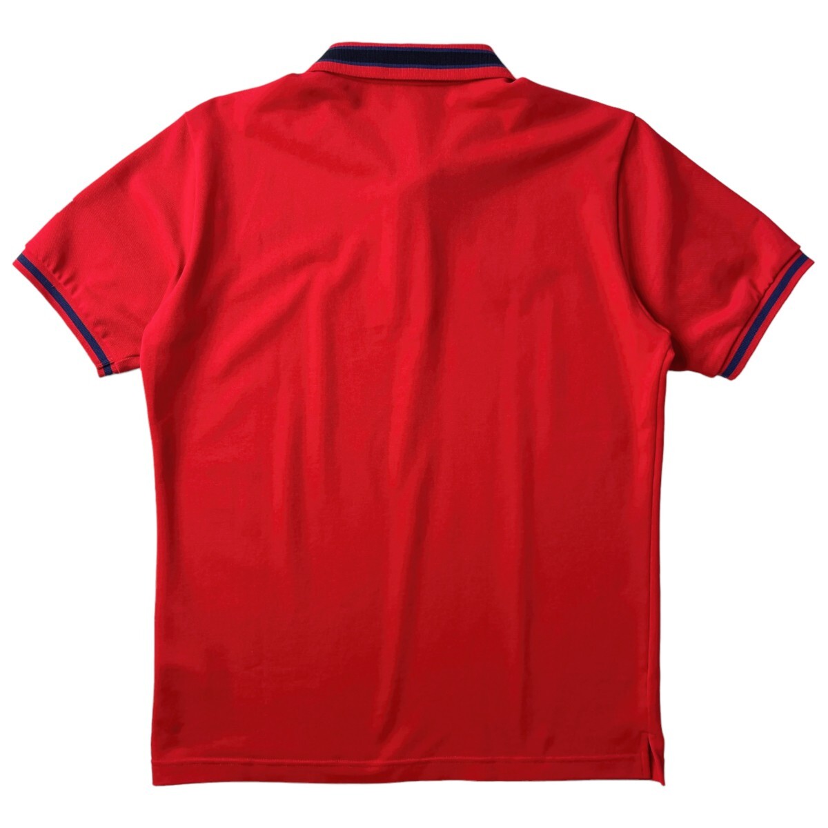  made in Japan unused class Munsingwear Munsingwear wear / dry stretch polo-shirt with short sleeves / men's M size / red Descente popular Golf wear 