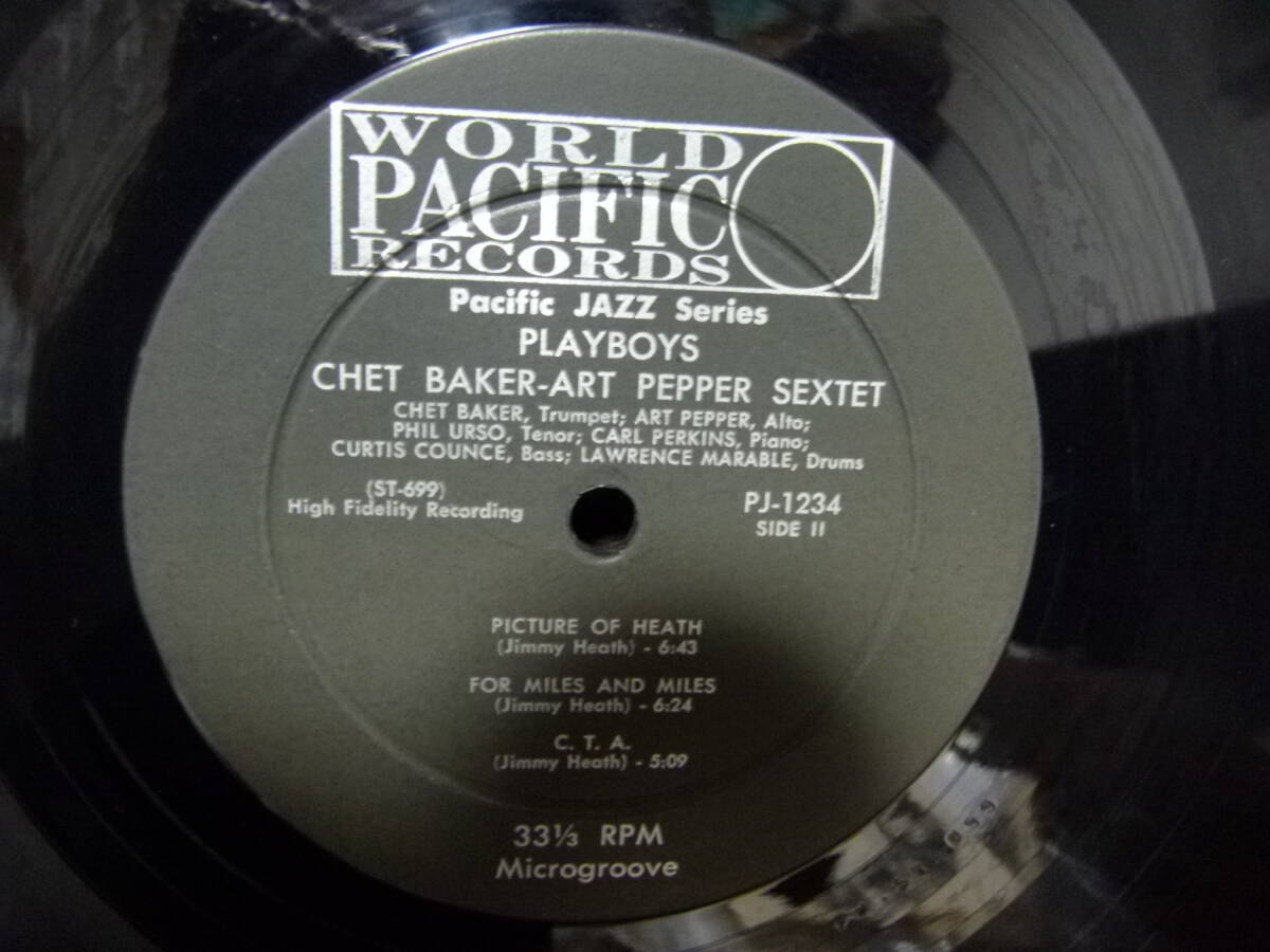 ■激レア■美盤オリジナル■CHET BAKER & ART PEPPER■PLAYBOYS■の画像4