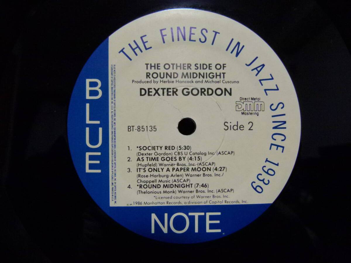 ■激レア■美盤オリジナル■DEXTER GORDON■THE OTHER SIDE OF ROUND MIDNIGHT■_画像4