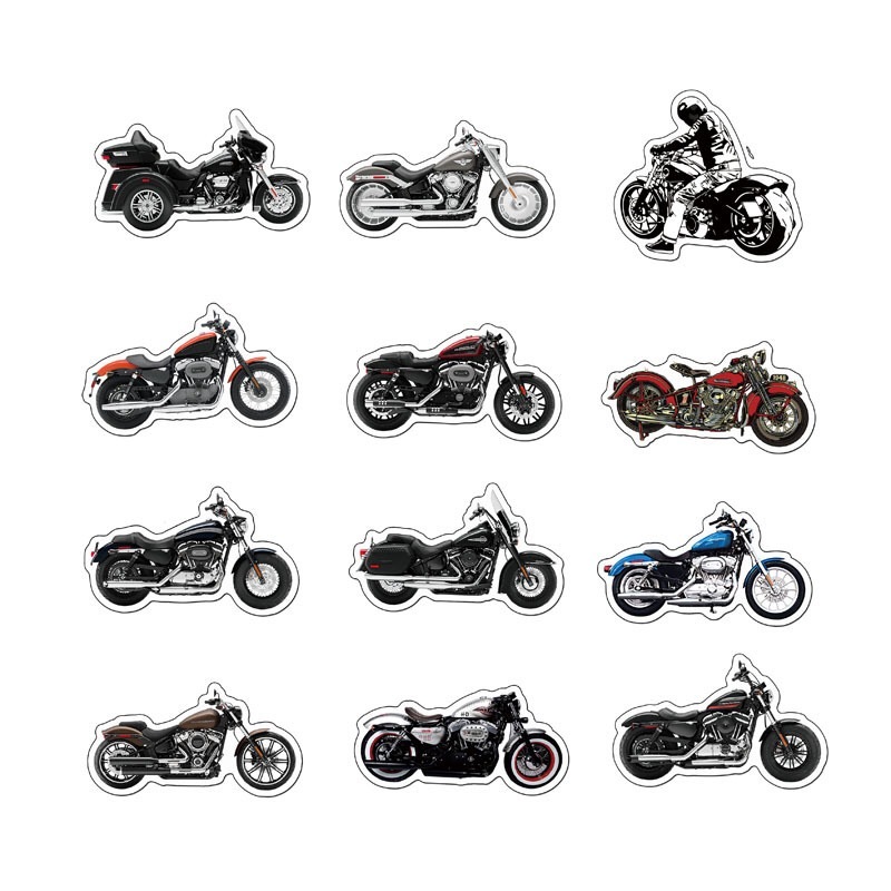 たっぷり お得セット Harley-Davidson ハーレーダビッドソン ステッカー100枚セット Aの画像6
