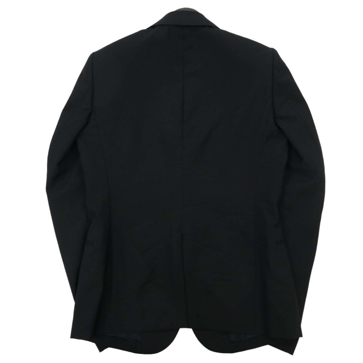 Pledge Pledge through year wool 100%* 1B tailored jacket Sz.46 men's black made in Japan C4T02732_3#O