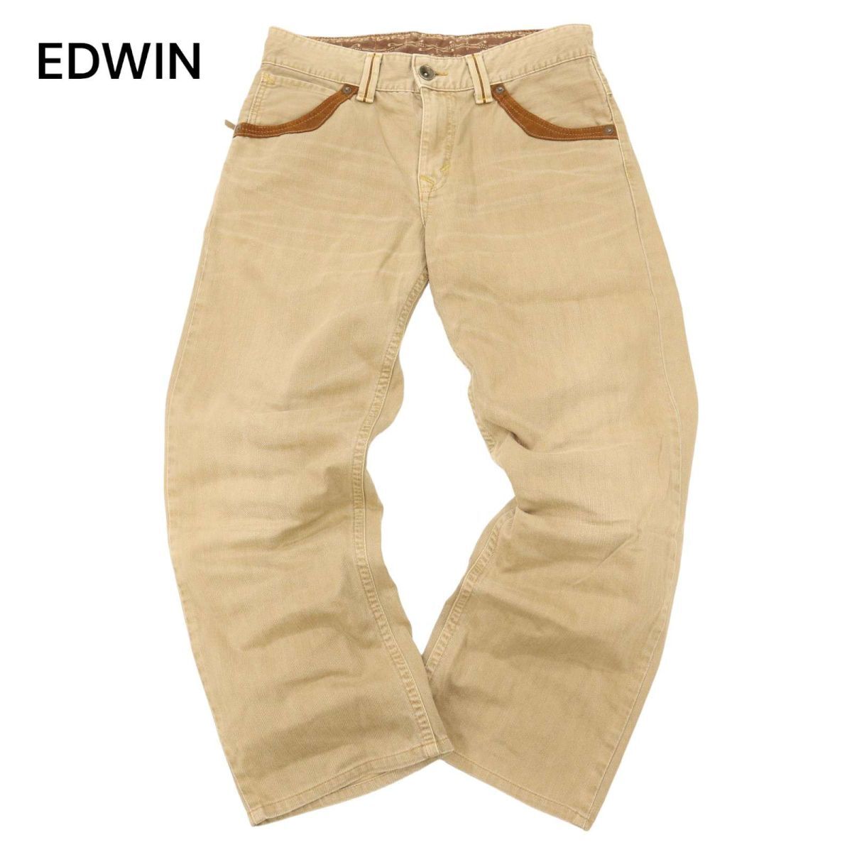 EDWIN Edwin 464XVS USED обработка * распорка Western Denim брюки джинсы Sz.32 мужской сделано в Японии C4B01621_4#R