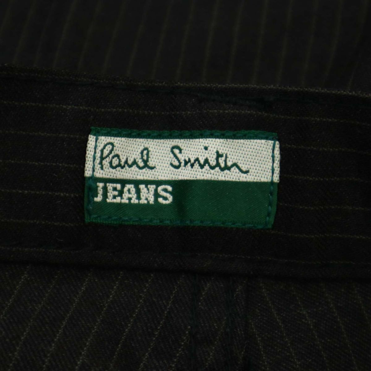 Paul Smith JEANS ポールスミス ジーンズ 通年 ウール★ ストライプ スラックス パンツ Sz.30 メンズ グレー 日本製 C4B01572_3#Rの画像9