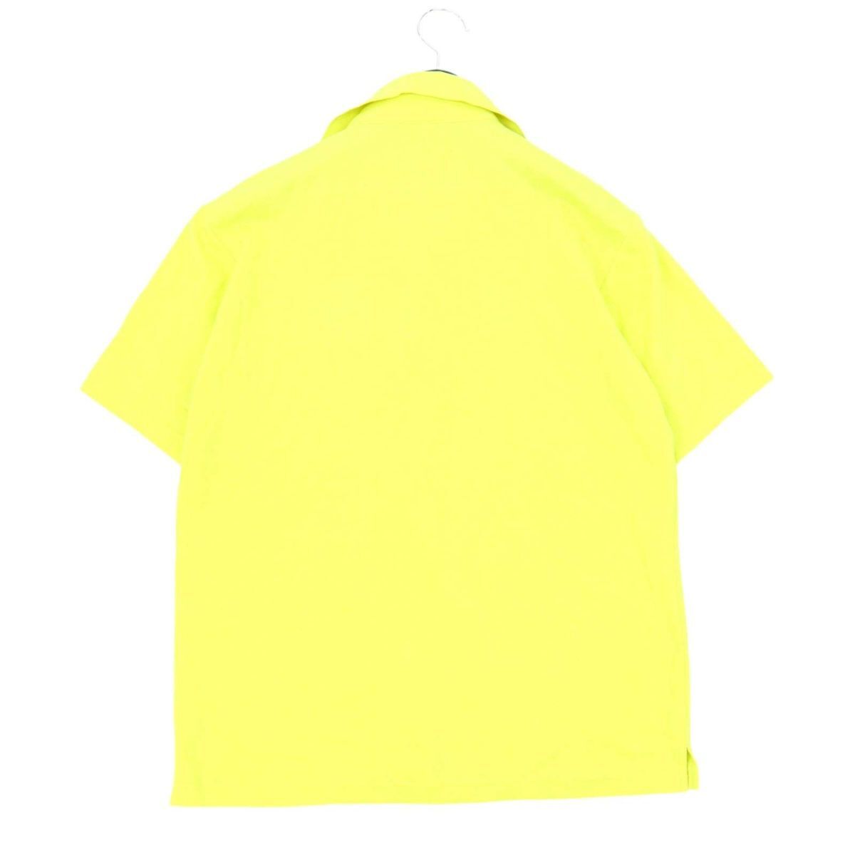 Munsingwear マンシングウェア 春夏 半袖 ロゴ刺繍★ ポロシャツ Sz.L メンズ ゴルフ 黄色 C4T03056_4#Dの画像5