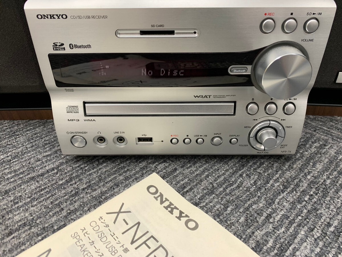 ONKYO オンキョーX-NFR7X CD/SD/USB レシーバーシステムの画像2