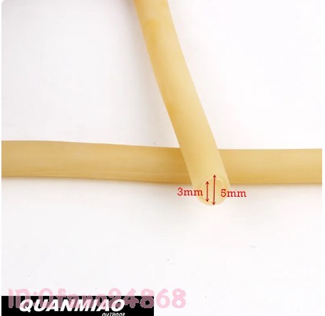 ax1767: 1m meter hunting .. natural la Tec s pachinko rubber tube bow band kata Pal to.. part fitness bungee equipment tool 