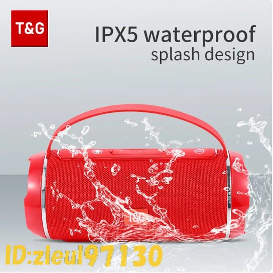 Jy1567: Bluetooth スピーカー TG116C 防水 ハイパワー ワイヤレス サウンド サブウーファー ミュージック USB 充電 屋外 ステレオ_画像5