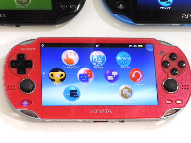 【 通電のみ確認 】 PS Vita 2000番台×4・1000番台×1 計5台セット（未チェック） ソニー SONY ＃46の画像6