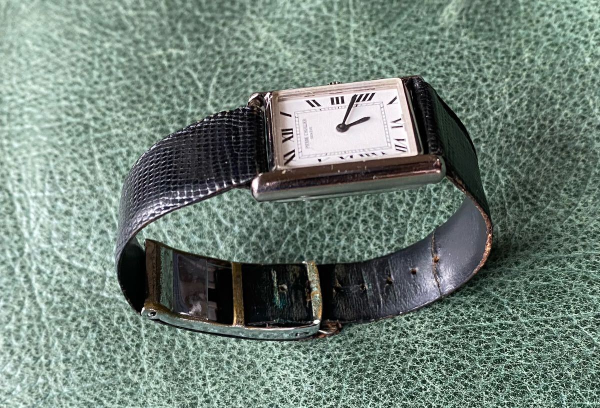 アンティーク ヴィンテージ PIERRE LHUILLIER/ピエール ルイエ 手巻き 腕時計 スイス製の画像4