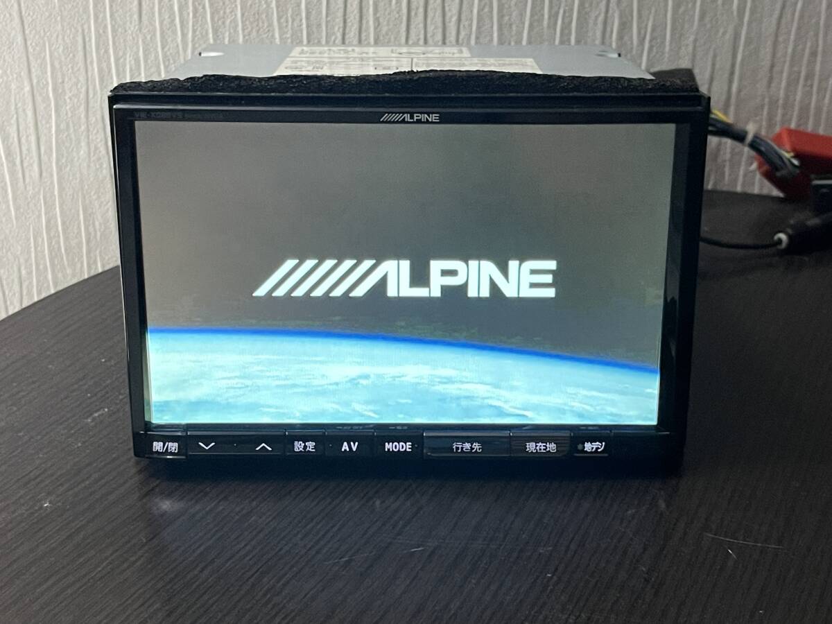 ALPINE アルパイン HDDナビ VIE-X088V フルセグ/DVD/SD/USB/bluetooth 通電のみ確認済みの画像2
