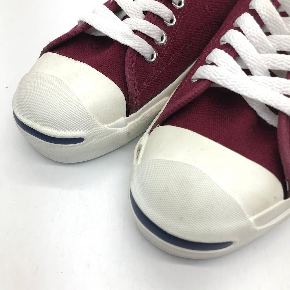 [126-1123] CONVERSE/コンバース/JACK PURCELL/ジャック パーセル/80’s/USA製/M4159/ボルドー/サイズ:26㎝の画像7