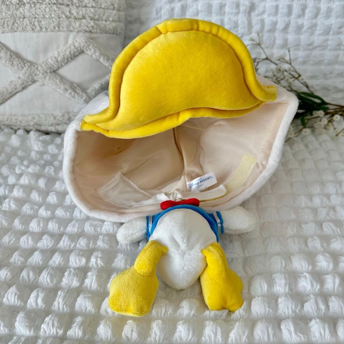 美品】ドナルドダック ドナルド 帽子 キャップ 被りもの 東京 美品】ドナルドダック ドナルド 帽子 キャップ 被りもの 東京