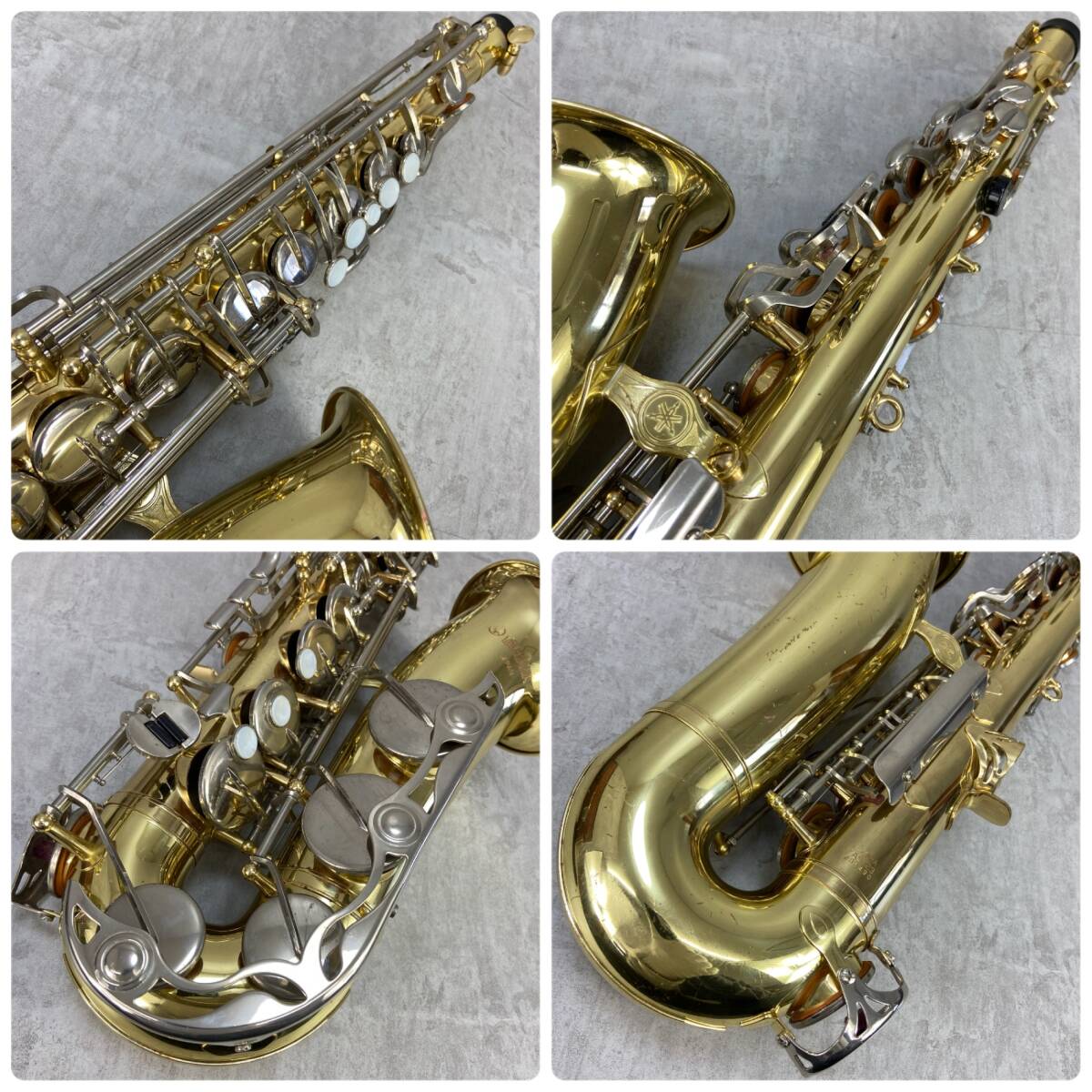 YAMAHA　ヤマハ　YAS-23　アルトサックス ALTO　SAXPHONE 管楽器　クリアラッカー　ビンテージ　初心者　入門用におすすめ_画像6