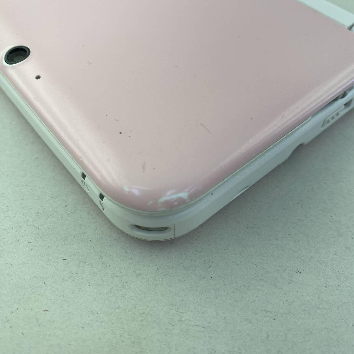 [1 иен старт ]Nintendo 3DSLL корпус только розовый × белый SPR-001 игра твердый мобильный игра машина 