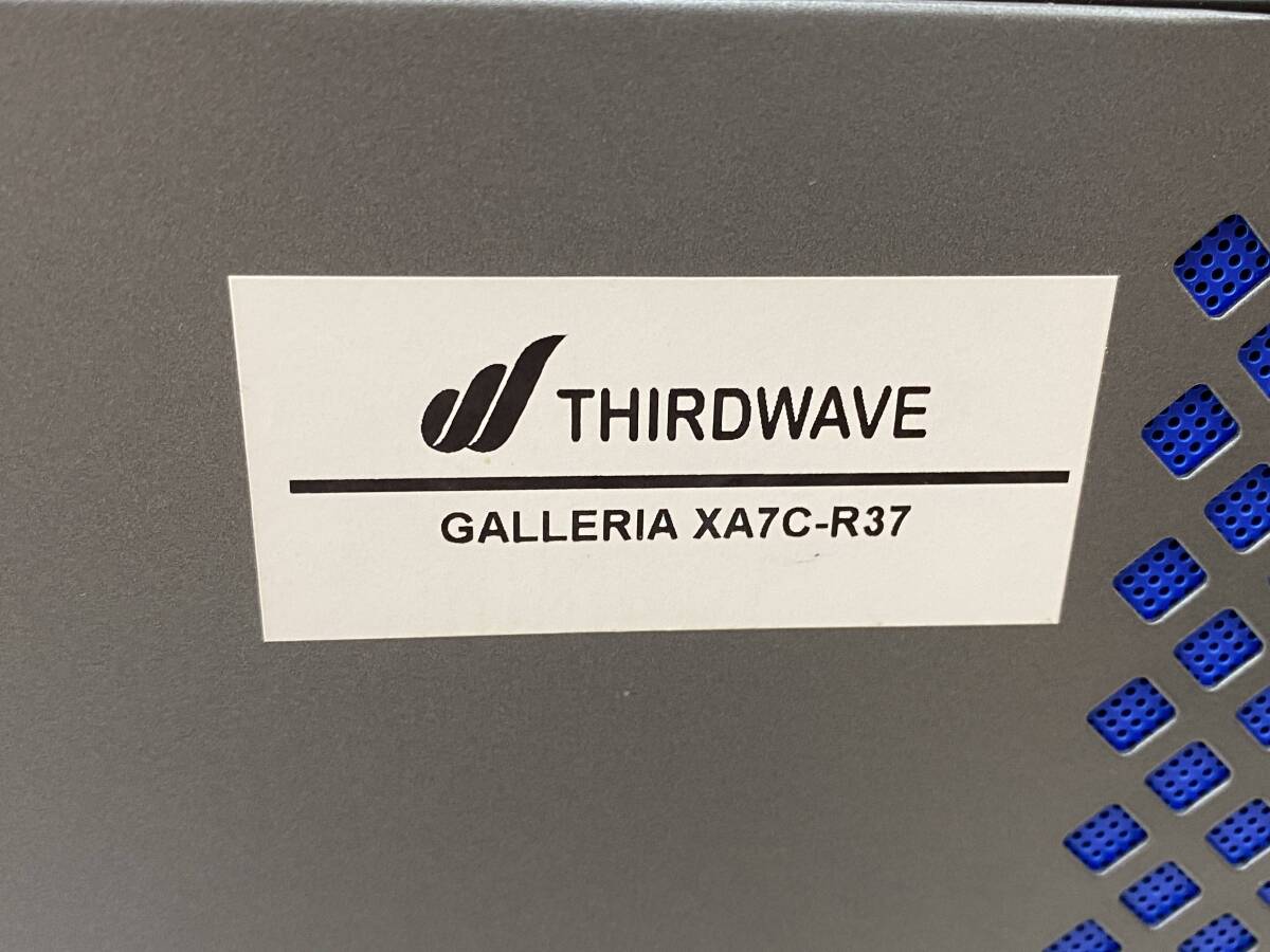 【通電確認済】Thirdwave GALLERIA XA7C-R37 デスクトップPC の画像6