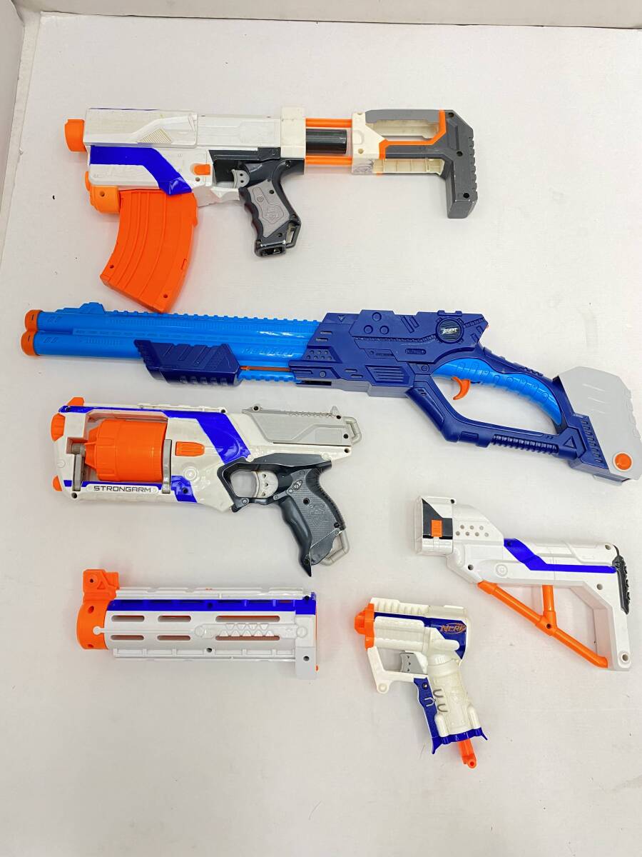 NERF ナーフ まとめ BLAST ELITE TRIAD E×3 ジャンク品 おもちゃ_画像2